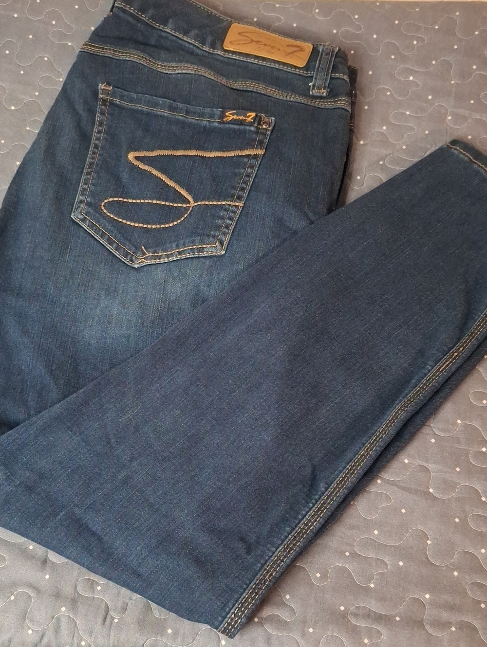Seven7 Luxe Legging Blue Legging Jeans Size 18 Like New
